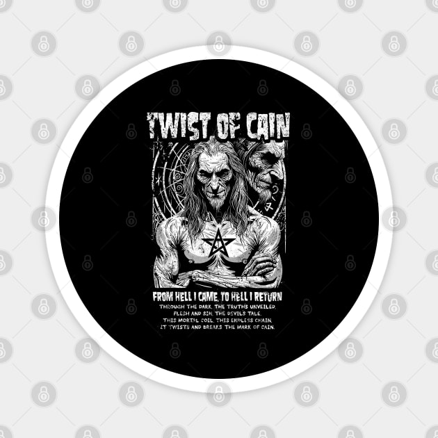 TWIST OF CAIN Magnet by artslaves